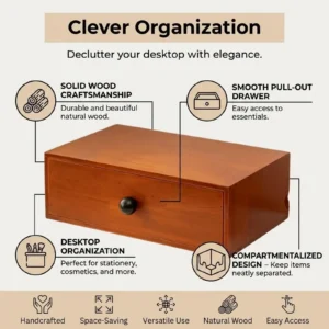 Organiseur de bureau avec tiroir
