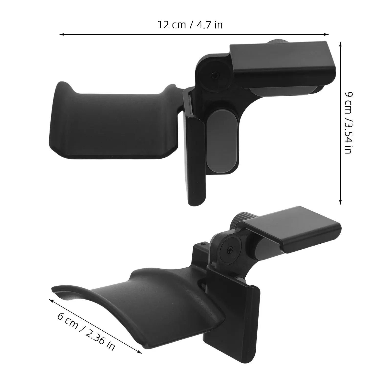 Support casque à pince