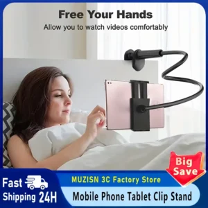 Support téléphone et tablette à pince